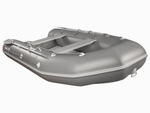 Лодка ПВХ X-River Rocky 395 НДВД + усиленное дно и баллон, красно-черный/фурнитура черная увеличенный транец