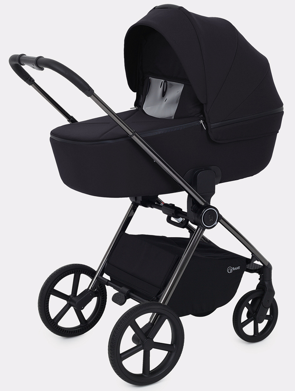 Детская коляска Rant Teo Black Chrome 2 в 1 Black