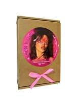 Розовая маска на глаза «БДСМ Барби» (Цвет: розовый)