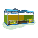 Веранда «Полянка» Romana 301.09.00-01 (бетонируемая, с полом, ступенчатая крыша)