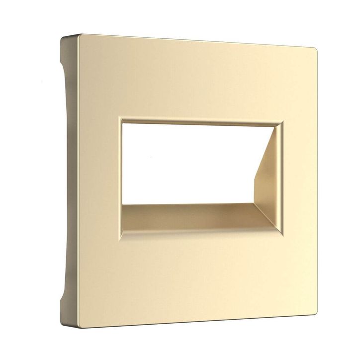 Накладка для двойной розетки Werkel Еthernet RJ-45 шампань W1191111 4690389157530