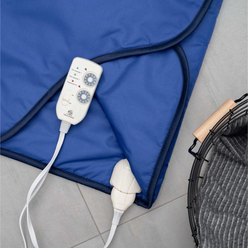 Двузонное термоодеяло для обертывания EcoSapiens Infralight 220х180 см