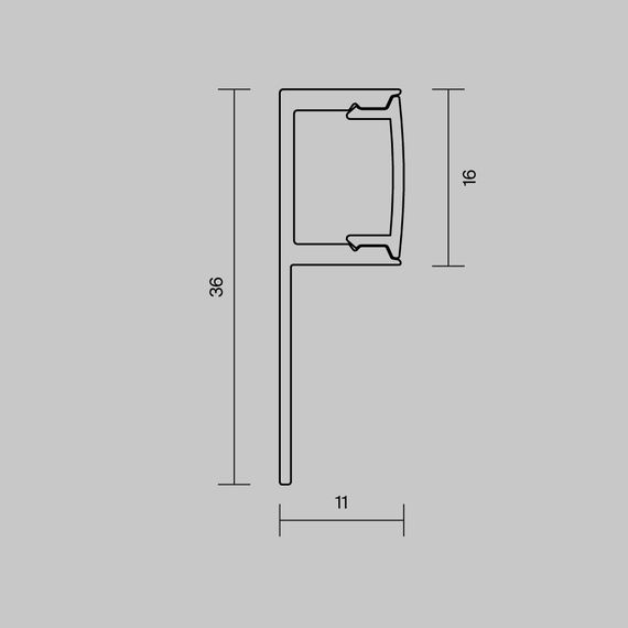Алюминиевый профиль Maytoni Led Strip 636001