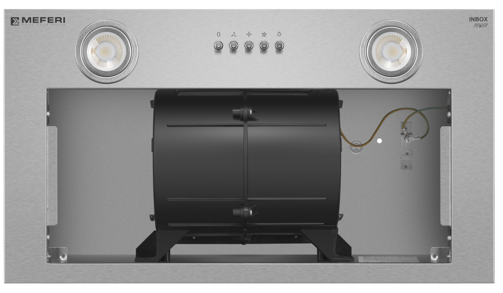 Полновстраиваемая вытяжка Meferi INBOX52IX POWER фото 6