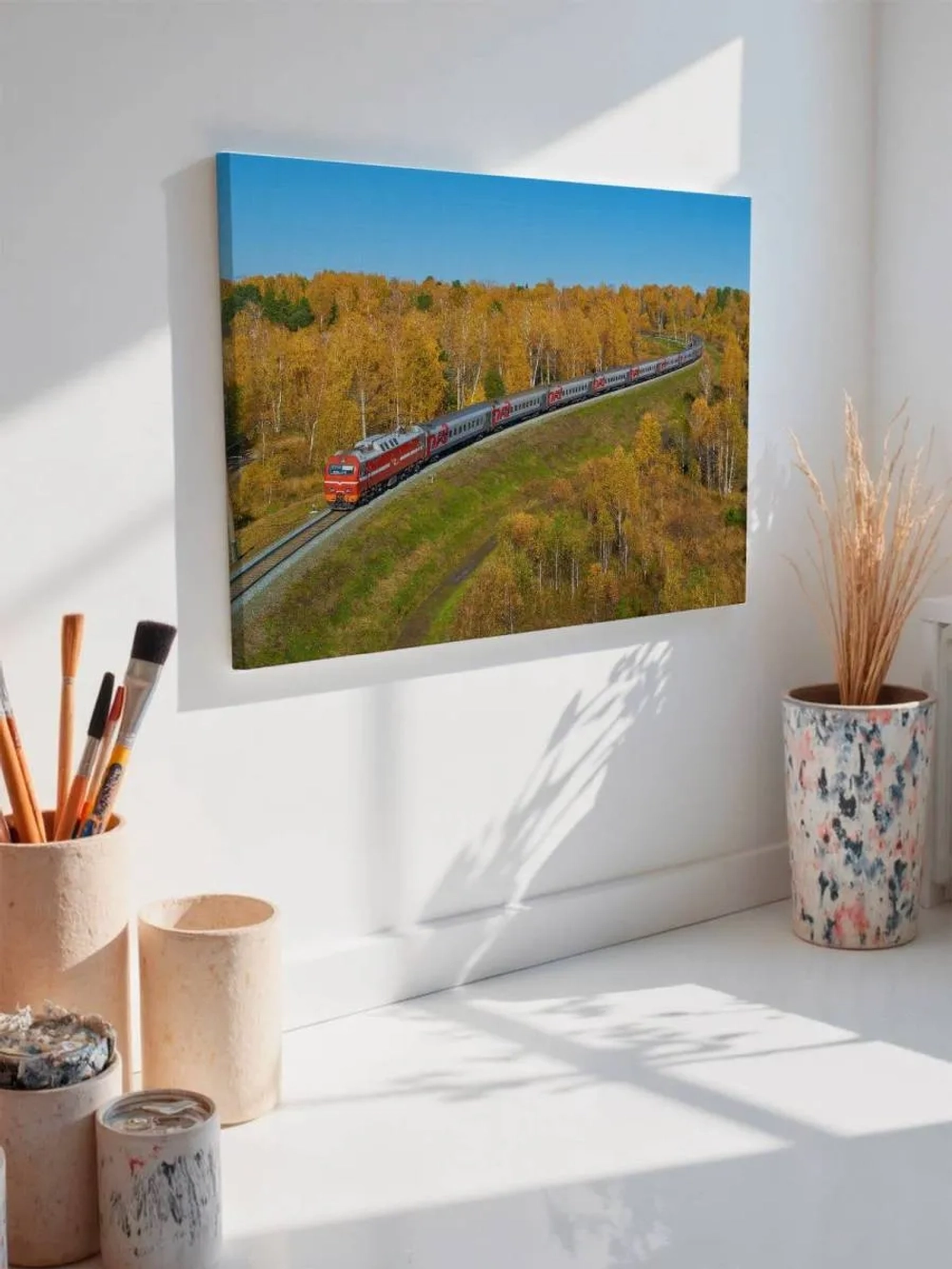 Картина на стену 40 X 50 Поезд