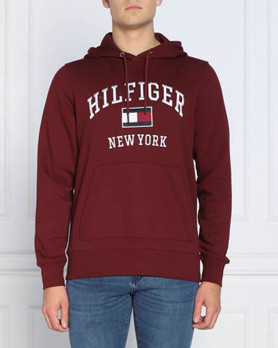 Худи modern Tommy Hilfiger - бордовый(MW0MW28173)