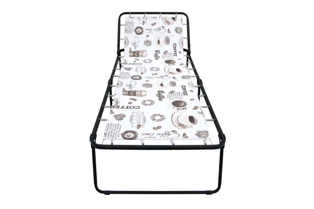 Кровать раскладная Арина (аналог Надин с407) арт.с1249 (цвет ткани бежевый рис.кофе