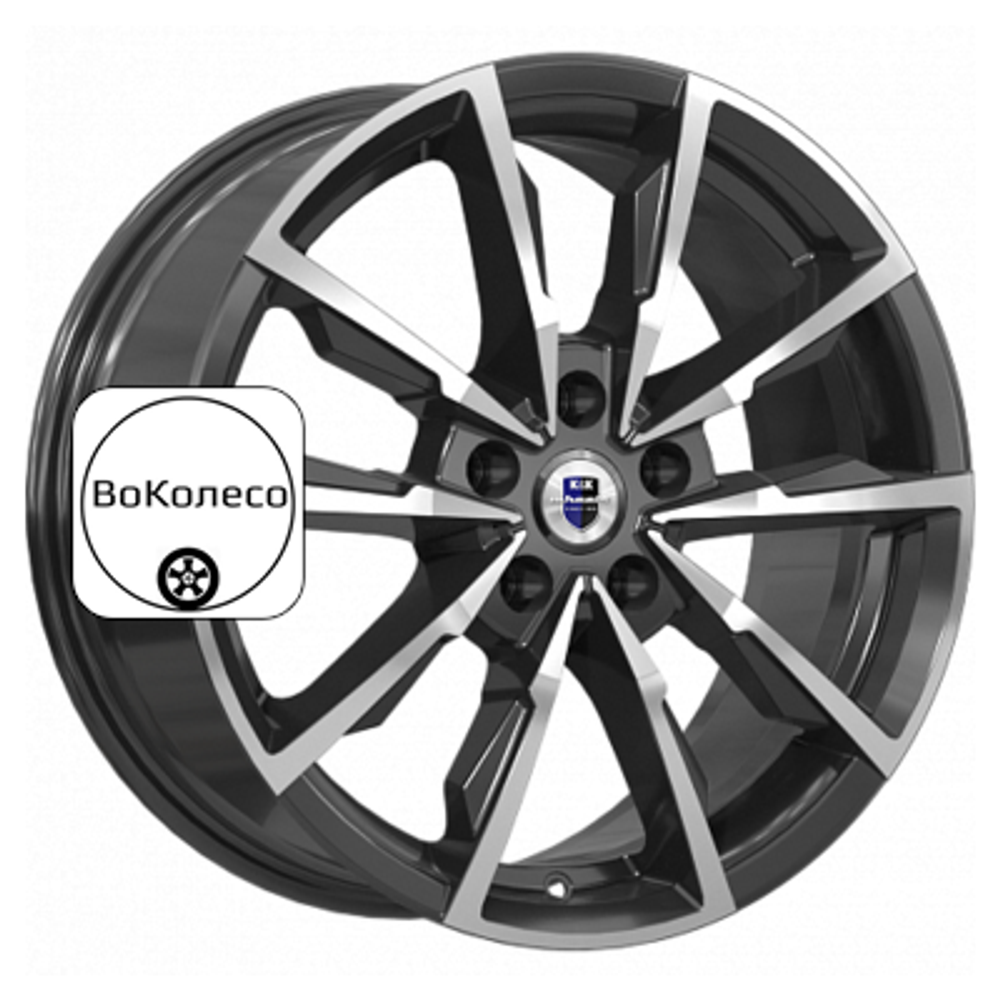 7,5x17/5x115 ET40 D70,2 Меренге (КС902) Алмаз черный K&K