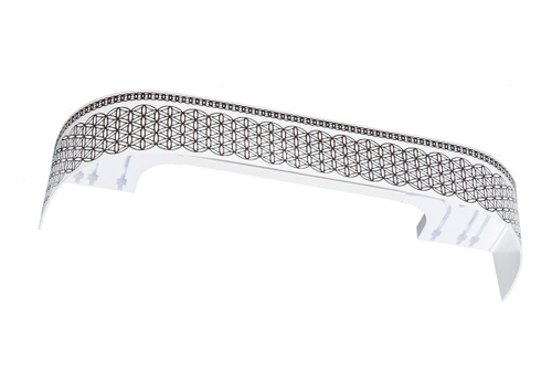 Пластиковый карниз с тиснением Legrand 3-х рядный Ажур 2000 мм