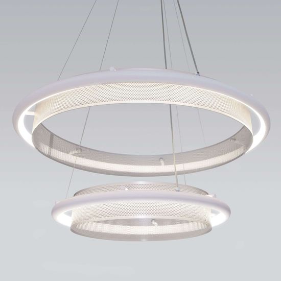 90241/2 / подвесной светильник / белый/ серебро