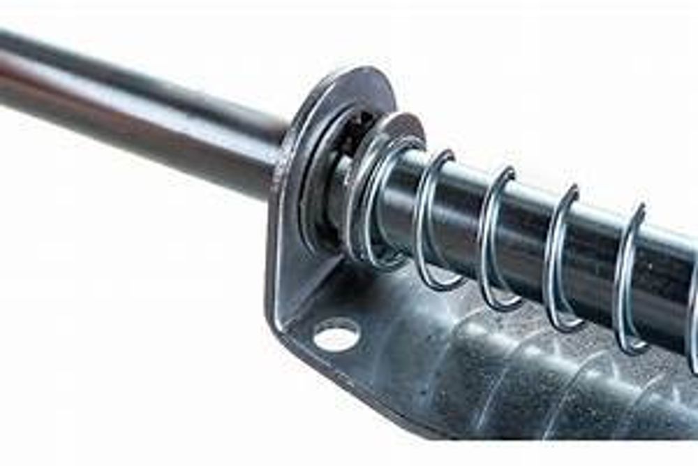 Засов гаражный 420мм полуавтомат