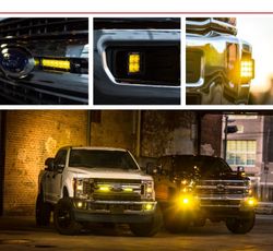 SAE-Серия SR6″ (6 диодов) Отборный жёлтый противотуманный свет (2 шт.)