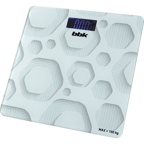 весы напольные BBK BCS 3005GE бел/сер.