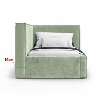 Кровать Bever ПРАВАЯ 90 с ортопедическим основанием без ПМ Nebby 029