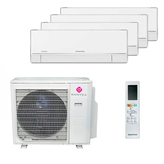 Мультисплит система на 4 комнаты Dantex RK-M09PDMI x 4 / RK-4M28HM3E-W