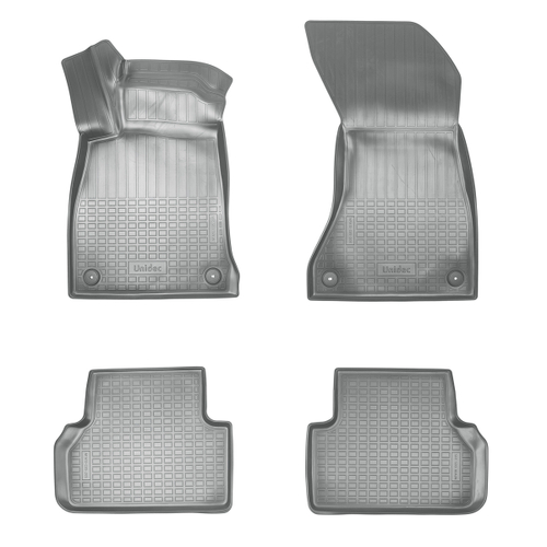 Ковры в салон Norplast/Unidec для Audi A4 в кузове B9 (2015-)Полиуретан,Серый, арт.NPA10-C05-205-G