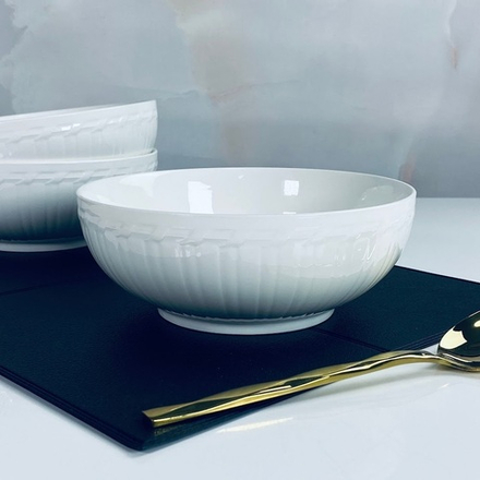 Lenardi 102-172 Набор из 6 салатников 18х7см СЕРЕНА в под.уп.(х8)Фарфор