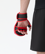 Перчатки MMA HYBRID, красный