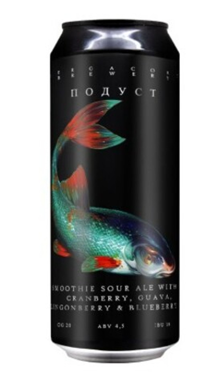 Пиво Сергакор Подуст / Sergacore Podust 0.5 - банка