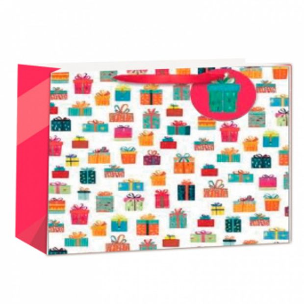 Пакет-сумка подарочный, 270 х 390 х170, "Подарки"