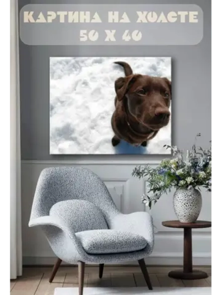 Картина на стену 40 X 50 Пес