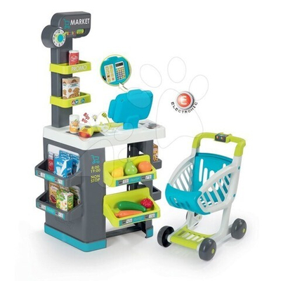 Супермаркет City Market с тележкой,со световыми и звуковыми эффектами, 34 аксессуара