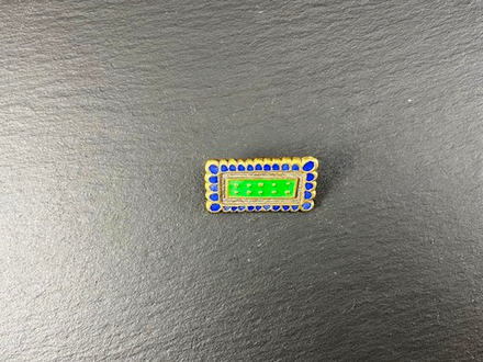 Фибула. Каролинги 6-7 в. (эмаль)