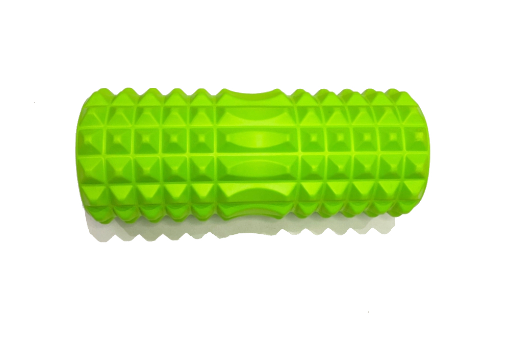 Ролик массажный для йоги MARK19 Yoga Semicircle 33x14 см зелёный