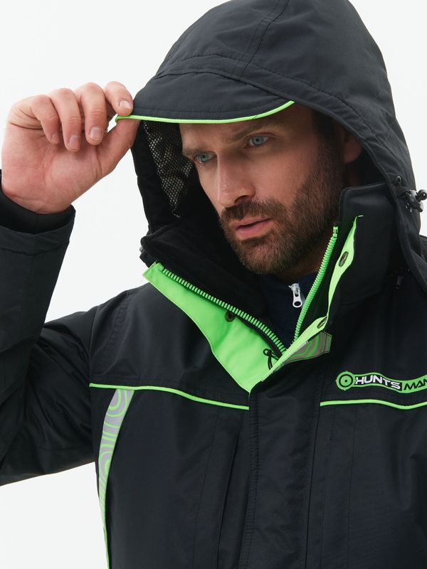 Костюм зимний Elbrus ткань Hit Membrane цвет Черный/Лайм
