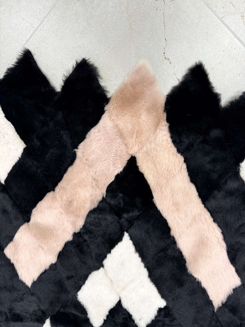 Меховой Коврик прикроватный накидка на кресло из овчины