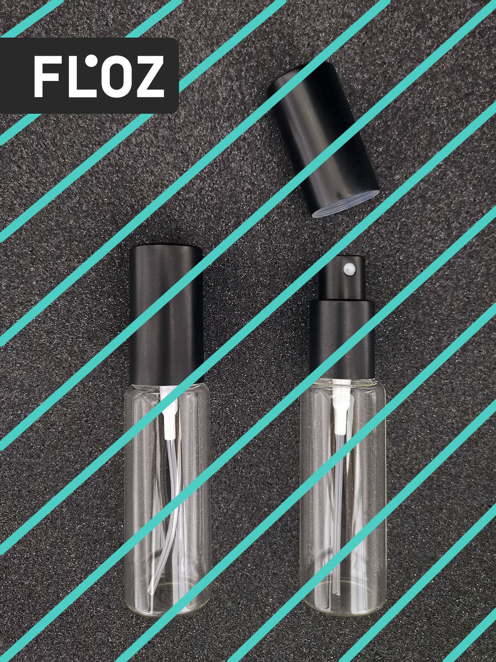 флакон 30 мл спрей стекло металл