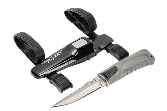 Нож водолазный TUSA X-Pert FK-860 черный