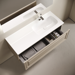 Тумба подвесная SANCOS Very  правая 1195х445х406, c одним  ящиком оснащенным доводчиками, Beige Soft , арт.VR120RCE