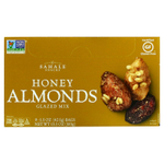 Sahale Snacks, Глазированная смесь, миндаль в меде, 9 пакетиков, 1,5 унции (42,5 г) каждый