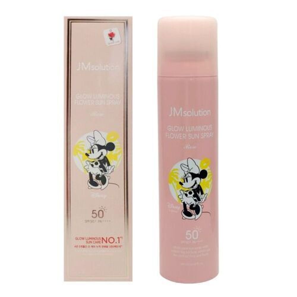 Спрей солнцезащитный JMsolution Disney Collection Mini Luminous Rose SPF50+ PA++++