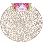 Салфетка на стол 38см «Эклектика» золото