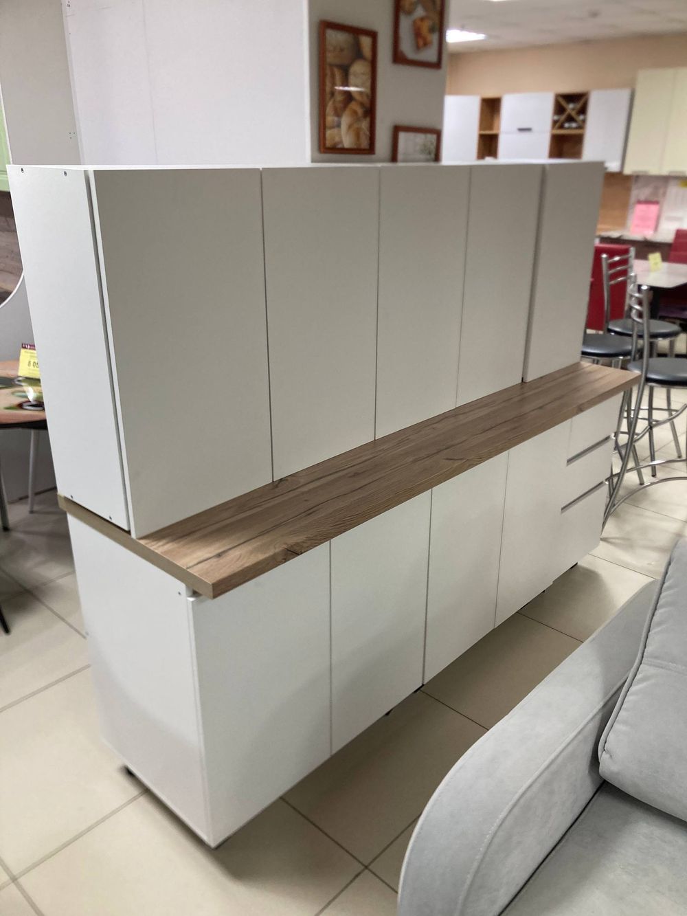 Кухня Честер 2,0м белый