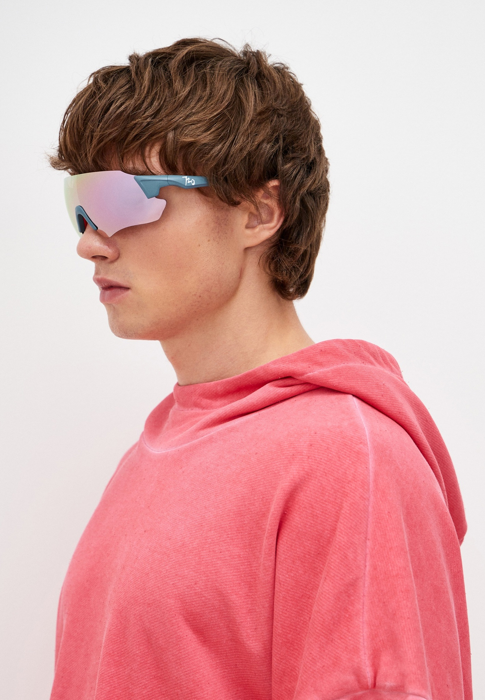 Спортивные очки с диоптриями 720armour Kamikaze + / Matte Teal Blue / HC Violet Pink Lens