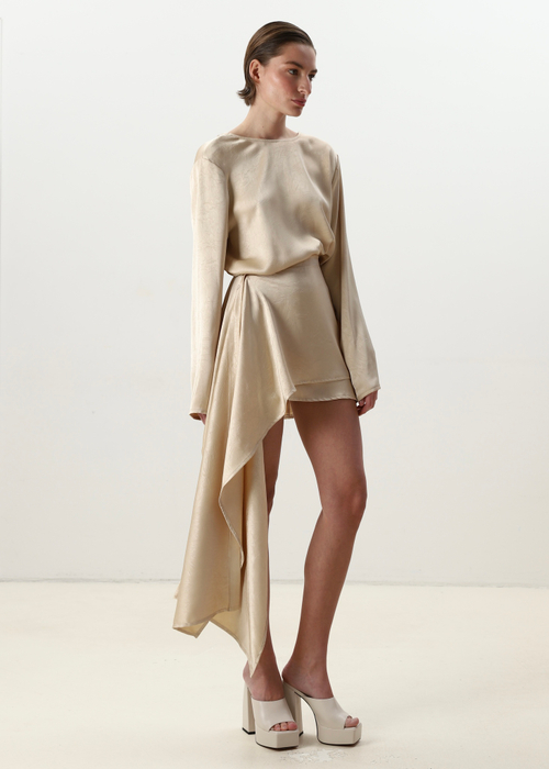 Платье Bezotvetstvennost' Beige