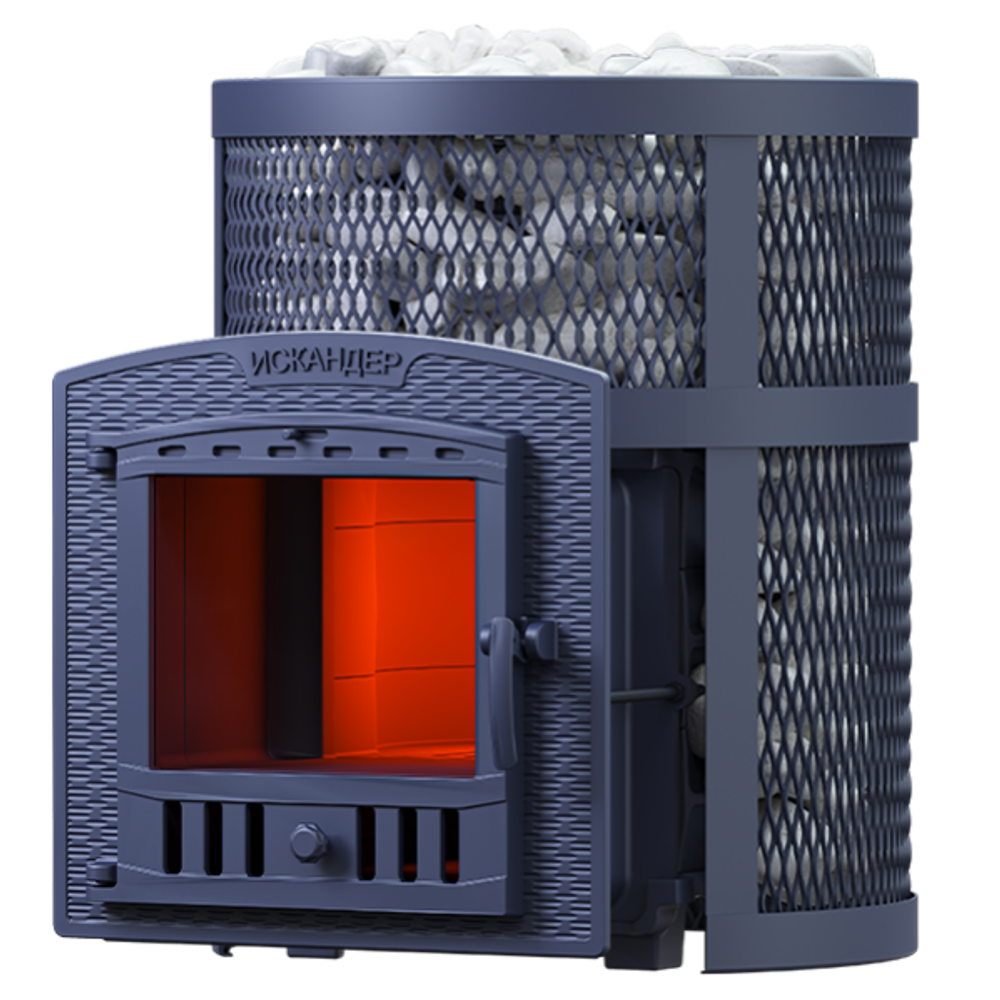 Чугунная печь для бани Искандер 16 (П2) в сетке