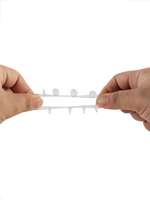 Эластичное эрекционное кольцо с шариками и лучами (Цвет: прозрачный)