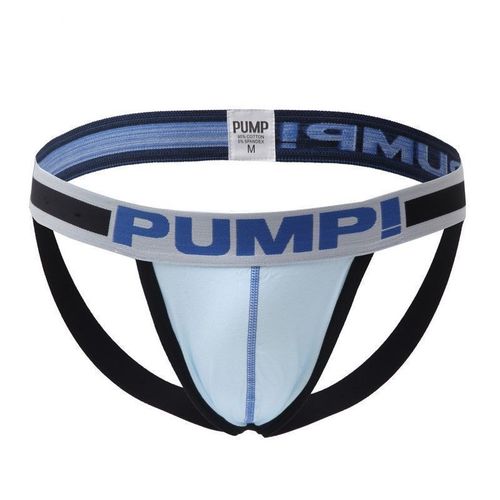 Мужские трусы джоки голубого цвета Pump Sky Blue Jock H96