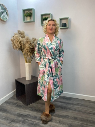 Халат женский "82 М.П" на запах (159)