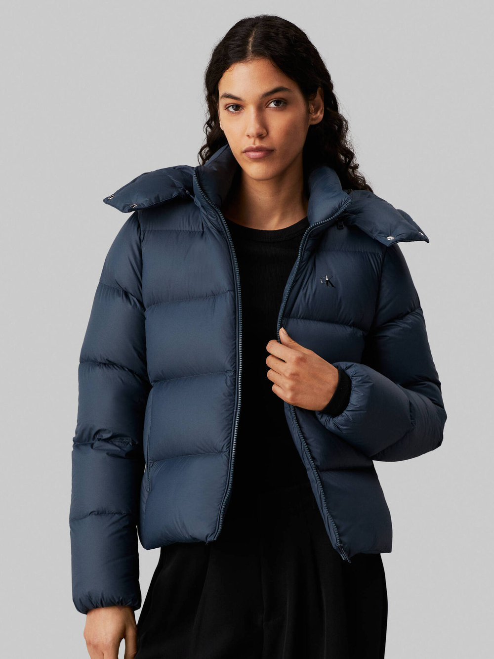 Пуховая куртка Calvin Klein Jeans - темно-синий(J20J223571)