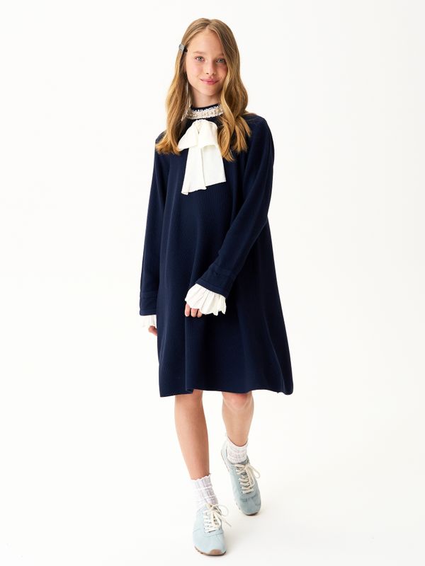 Платье для девочки AT1400 синий