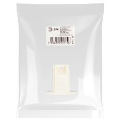 Коннектор для трехфазного шинопровода ЭРА STR-30-W-CN-LE типа LE угловой наружный белый