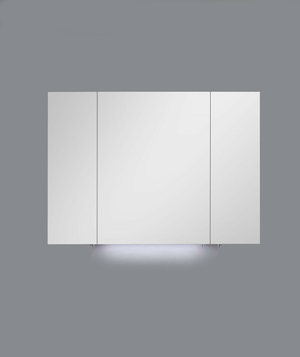 Зеркальный шкаф Orka Likya 80 3001088 с подсветкой Антрацит матовый