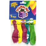 Шар латексный 30см Набор 5шт Поздравления (Ассорти)