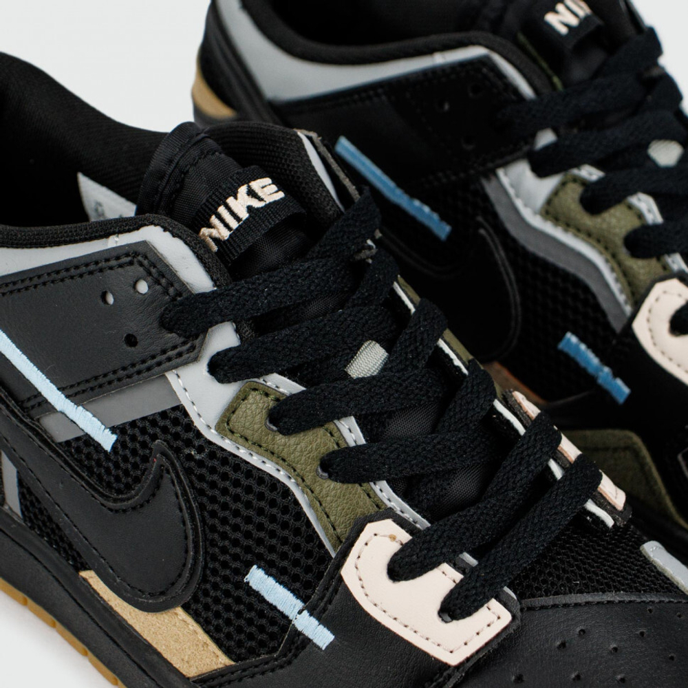 кроссовки Nike Dunk Low Scrap Black Gum