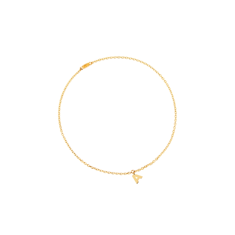 Вечный браслет Персонализация с Буквой – Золото